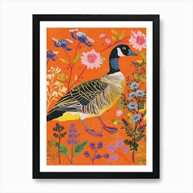 Spring Birds Canada Goose 1 Art Print