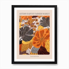 Fall Botanicals Nasturtium 2 Poster Art Print