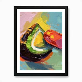 Avocado Painting 2 Art Print