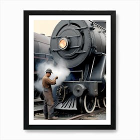 The Old Railroad Reimagined 11 Art Print