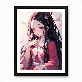 Demon Slayer Nezuko Kamado (159) 1 Art Print