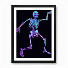 Skeleton Dance 3 Art Print