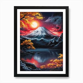 Mt Fuji 7 Art Print