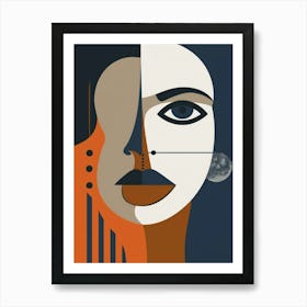 Woman'S Face 125 Art Print