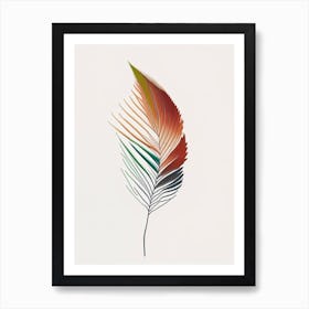 Cypress Leaf Abstract 3 Art Print