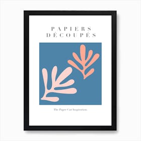 Papiers Decoupes   Blue Pink   Musem Of Modern Art Art Print