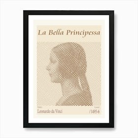 La Bella Principessa – Leonardo Da Vinci (1495 6) Art Print