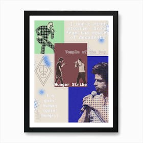 Hunger Strike Temple Of The Dog Chester Bennington And Chris Cornell Art Print