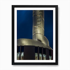 The Northern Lights Cathedral Lines Art Print