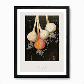 Art Deco Inspired Onions 2 Poster Art Print