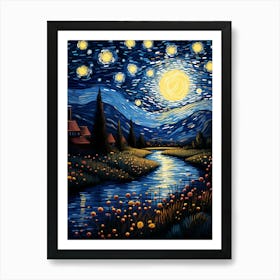 Starry Night Art Print