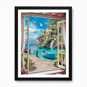 View From The Window Art Print