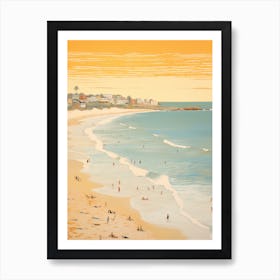 Bondi Beach Golden Tones 2 Art Print