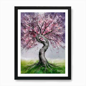 Cherry Blossom Tree 7 Art Print