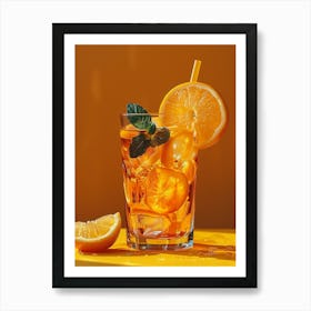 Orange Iced Tea 6 Art Print