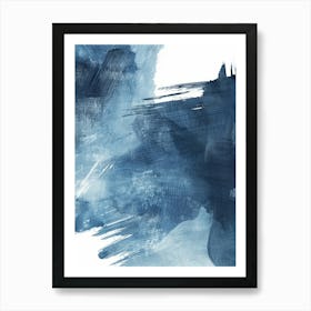 Abstract Watercolor Brush Strokes Art Print