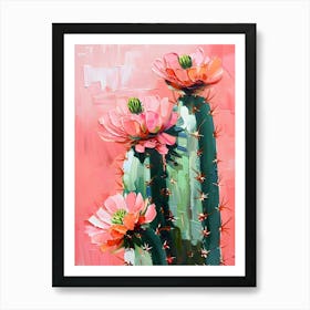 Cactus Flowers Art Print