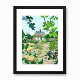 Le Fruit Chateau Art Print