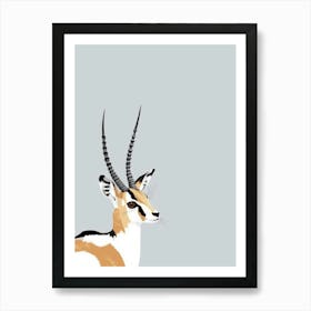 Gazelle Canvas Print Art Print