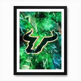 South Florida Bulls 1 Art Print