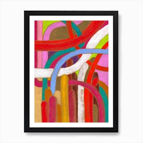 Color Tube Art Print