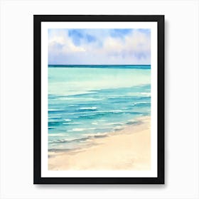 Bantayan Island Beach 2, Philippines Watercolour Art Print