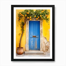 Door To Greece Art Print