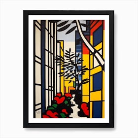 Painting Of Tokyo In The Style Of Pop Art 1 Art Print