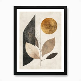 Abstract Leaves 2 Art Print