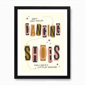 Dancing Shoes Arctic Monkeys Art Print