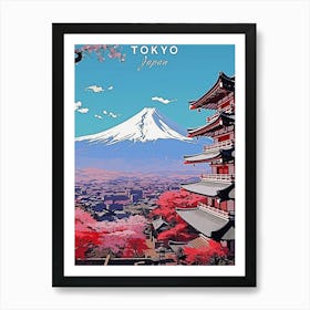 Fuji mount 2 Art Print