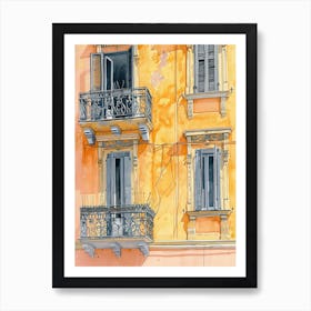 Genoa Europe Travel Architecture 4 Art Print