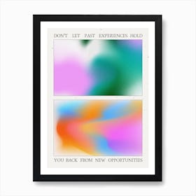 Colourful Quote Art Print