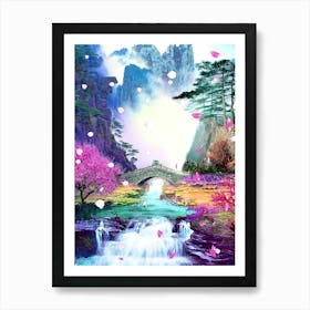 Asian Landscape Art Print