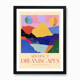 Abstract Dreamscapes Landscape Collection 52 Art Print