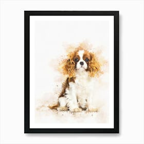 Cavalier King Charles Spaniel Dog Art Print