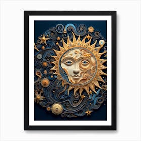 The Sun Celestial 2 Art Print