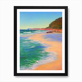 Portsea Back Beach Australia Monet Style Art Print