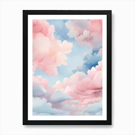 Pink Clouds In The Sky 4 Art Print