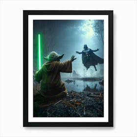 Star Wars Yoda Art Print