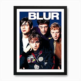 Blur band music 3 Art Print