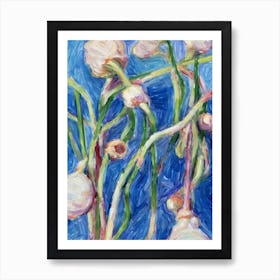 Garlic Scapes Classic vegetable Art Print