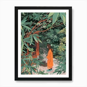 In The Garden Nara Park Japan 4 Art Print