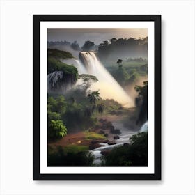 Murchison Falls, Uganda Realistic Photograph (3) Art Print