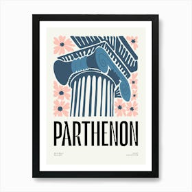 Travel Parthenon Abstract Gallery Art Print