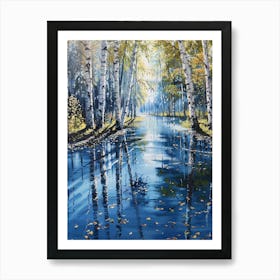 Birch Trees 25 Art Print