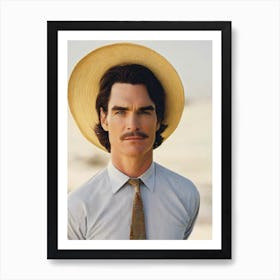 Billy Crudup Retro Collage Movies Art Print