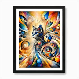 Cosmic Elegance Art Print