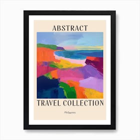 Abstract Travel Collection Poster Philippines 3 Art Print