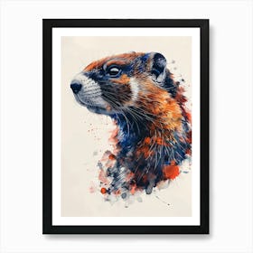 Prairie Dog Canvas Print Art Print